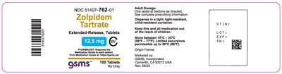 51407-762-01ol (Zolpidem 12.5 mg)